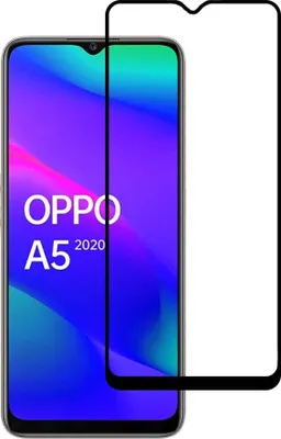 Produktbild von Smartphonica Oppo A5 2020 volle Abdeckung gehärtetem Glas Bildschirmschutz aus gehärtetem Glas mit abgerundeten Ecken