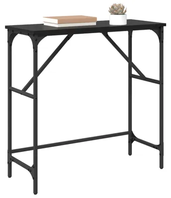 Obrázek produktu pro vidaXL Konzolový stolek vzhled černého dubu 75 x 32 x 75 cm