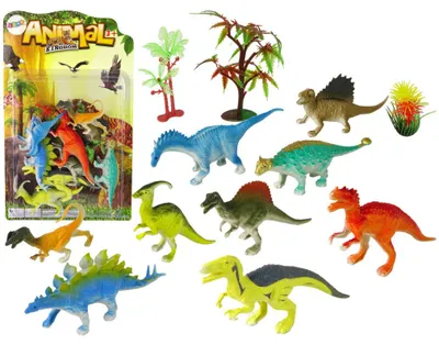 Produktbild von Set Dinosaurierfiguren 9-teilig bunt