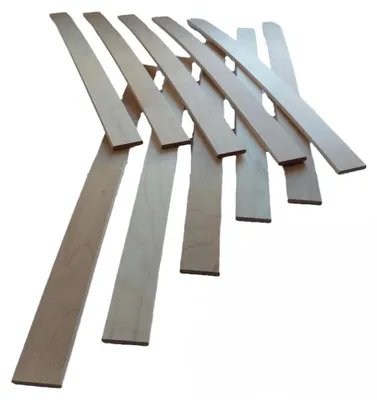 Obrázek produktu pro Lamely do postele - Dřevěné - 680 x 53 x 8 mm