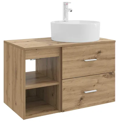 Produktbild von vidaXL Badezimmermöbel-Set 2 Stk. Artisan-Eiche Holzwerkstoff