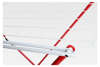Produktbild von Wäscheständer Flügelwäschetrockner blau, Stahl, 18m x 50cm x 102cm