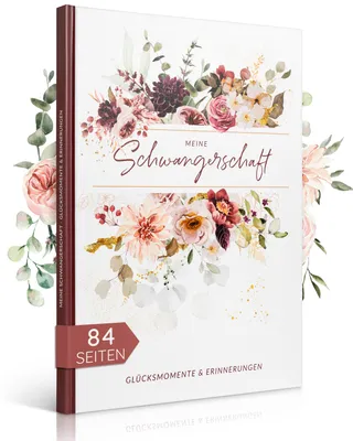 Produktbild von EULENTALER® Das Schwangerschaftstagebuch I Von Hebammen gestaltet I Tagebuch für deine Schwangerschaft zum eintragen I Liebe im Bauch mit 88 S.