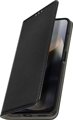 Image de Avizar, étui folio Motorola Moto G56 porte-cartes et support, noir