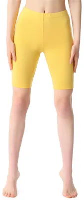 Produktbild von Bellivalini Damen Kurze Leggings aus Viskose BLV50-207 (Gelb, M)
