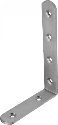 Produktbild von Edelstahl Winkelverbinder Lochwinkel Verbinder Holzverbinder Halter 4-09 125x75x19mm