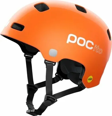 Obrázek produktu pro POC POCito Crane MIPS, Oranžová, Helma, Unisex, Dětský, Silniční cyklistika, S