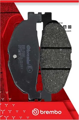 Image de Plaquettes de frein organiques Brembo 07059 Rouge Rouge One Size