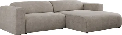 Produktbild von MKS MEBLE Ecksofa, Sofa L-Form, Wohnlandschaft L-Form, Modern Design Couch, Sofagarnitur, Couchgarnitur, Polsterecke - PASADENA -Beige Struktur - rechts seite