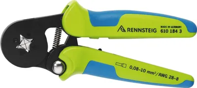 Produktbild von Rennsteig Aderendhülsencrimpzange PEW 8.184 für 0,08 - 10,0 mm², brüniert