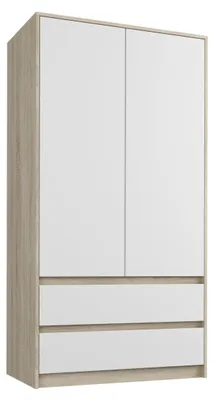 Obrázek produktu pro Skříň šatna 90 cm 2 dveře 2 zásuvky FRAMIRE B-20 mix sonoma