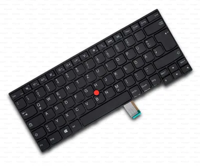 Image de Lenovo 04X6113, Clavier, Allemand, Lenovo, ThinkPad E450