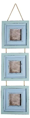 Immagine prodotto di Cornice Clayre & Eef 7x7 cm Blu MDF