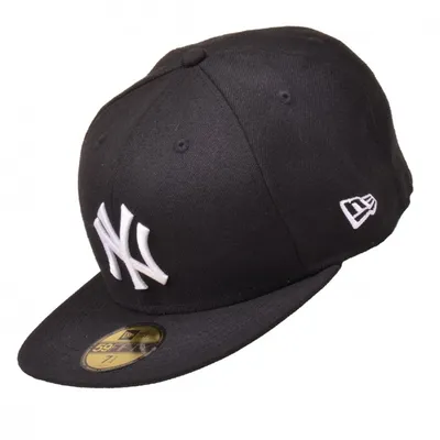 Produktbild von New Era Cap MLB Basic NY Yankees black / white, Kopfumfang:7 3/8 - 58.7cm