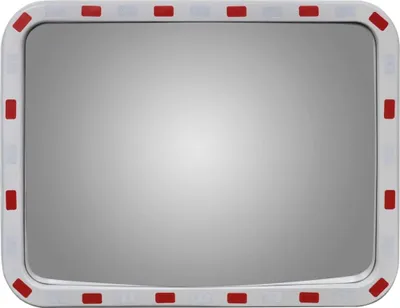 Obrázek produktu pro vidaXL Dopravní zrcadlo konvexní čtvercové 40×80 cm s odrazkami