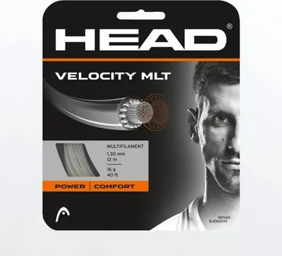 Produktbild von Head Racket Velocity Mlt 12 M Einzelne Tennissaite Durchsichtig 1.38 mm Durchsichtig 1.38 mm