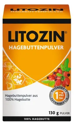 Produktbild von LITOZIN Hagebuttenpulver, 130 g Pulver