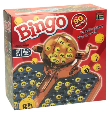 Obrázek produktu pro Hračka Bingo mlýn s kartami pro děti a rodinnou zábavu