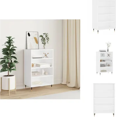 Image de vidaXL Highboard Blanc 57x35x90 cm Bois composite - Sideboards