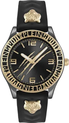 Obrázok produktu pre Dámske hodinky Plein Sport Eclipse PSJEA0224 čierne zlato silikón 36 mm