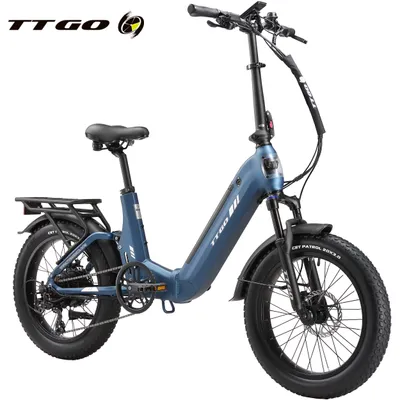 Produktbild von E-Bike Klapprad 20 Zoll, 70Nm Hinterradmotor, 120km, Fully, Vollfederung, max.150kg 7 Gang SHIMANO, Kettenschaltung, Heckmotor, 720 Wh, F7