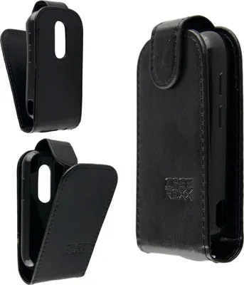 Image de caseroxx étui pour téléphone portable Knock cover compatible avec Unihertz Jelly 2, étui pour smartphone Knock cover en noir