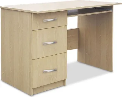 Produktbild von Schreibtisch GUCIO mit 3 Schubladen Sonoma