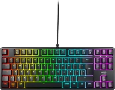 Obrázok produktu pre CHERRY XTRFY K4V2 RGB TKL, Kábel, USB, Mechanický spínač kláves, QWERTY, RGB LED, Čierna