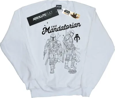 Produktbild von Star Wars - "The Mandalorian Hunter" Sweatshirt für Herren BI46487 (3XL) (Weiß)