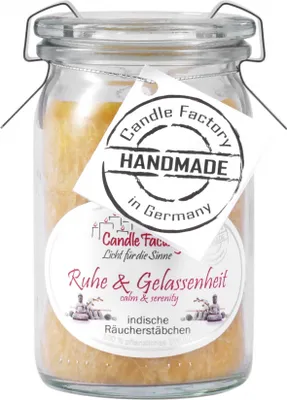 Produktbild von Candle Factory Baby Jumbo Ruhe & Gelassenheit Duftkerze Dekokerze 308128