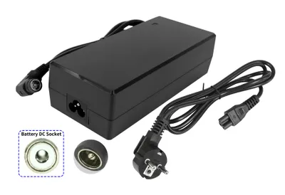 Zdjęcie produktu dla Ładowarka Kabel ładujący 29.40V 2A RCA do akumulatorów 24V rower elektryczny rower elektryczny skuter rower elektryczny pedelec