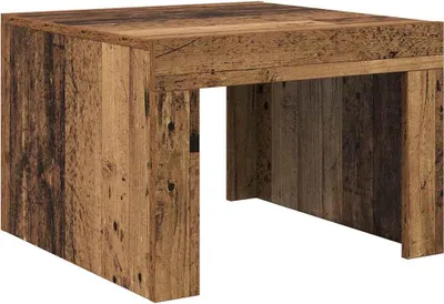Produktbild von vidaXL Couchtisch Altholz 50 x 50 x 35 cm Holzwerkstoff