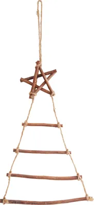 Produktbild von Weiden-Leiterbaum mit Stern, natur, 32 x 70 cm