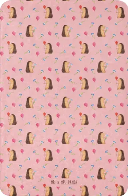 Produktbild von Mr. & Mrs. Panda Decke Igel Luftballon 100 x 150 cm - Rosa - Geschenk, Lustige Sprüche, Ballon, Herzlichen Glückwunsch, Happy Birthday, Kuscheldecke, Tagesdecke