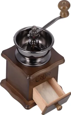 Image de Moulin à café manuel Portable Retro Classic Fine Polished Pull Out Coffee Bean Grinder