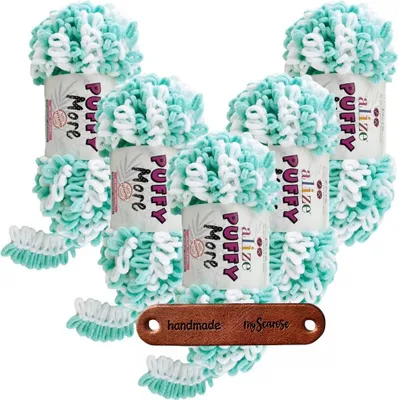 Produktbild von 5 x ALIZE Puffy More 6513 mit Label