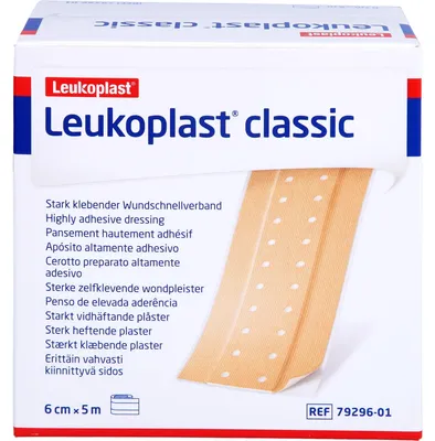 Image de Leukoplast Classic pansement 6 cmx5 m rouleau 1 pc
