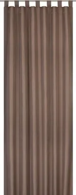 Produktbild von Elbersdrucke Schlaufenschal Canvas Vorhang blickdicht braun140 x 245 (BxH) cm