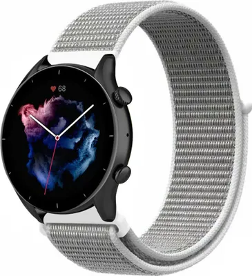 Produktbild von Strap-it Amazfit GTR 3 (Pro) Nylonarmband (Muschel)