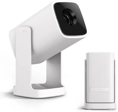 Image de Smart Beamer - Projecteur portable - Pour soirées cinéma - Android TV intégré - 200 lumens - Blanc