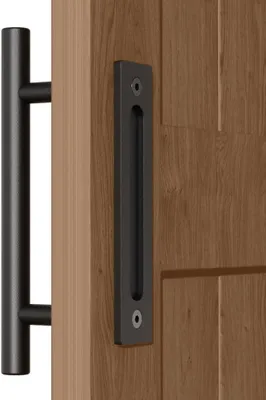Produktbild von Schiebetürgriff - Für Holztüren - 24 cm - Schwarz