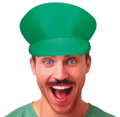 Productafbeelding van Superhelden-videogame muts, groene kostuumhoed, cosplay, cartoon, avontuur, kleur: groen