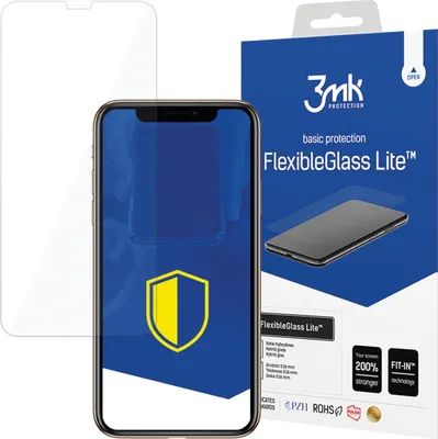 Obrázok produktu pre 3Mk ElasticGlass Lite Hybridný ochranný kryt pre iPhone XS