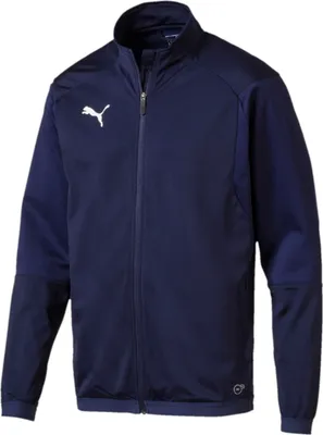 Productafbeelding van Liga Trainingsjas voor kinderen, maat: 128, kleuren: marineblauw - puma wit