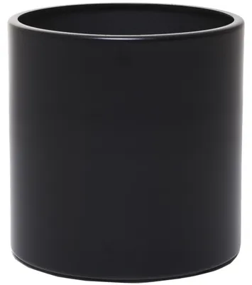 Immagine prodotto di Vaso da fiori NEW RONDO in alluminio nero intenso 25x25 cm