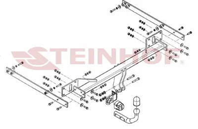 Produktbild von Z547106 Anhängerkupplung passend für MERCEDES S 212 09/2009-2016 starr