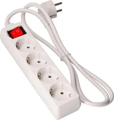 Produktbild von 4 Steckdosenleiste mit Schalter EDM 41010 Schuko (1,5 m)