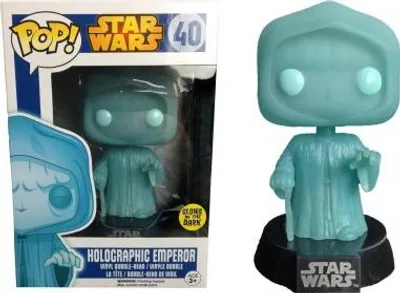 Image de Funko Pop - Star Wars - Empereur holographique phosphorescent 40
