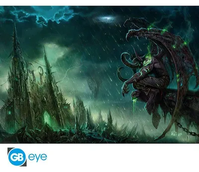 Produktbild von World of Warcraft – Poster „Illidan Sturmzorn“ von GB Eye (91,5 x 61 cm)