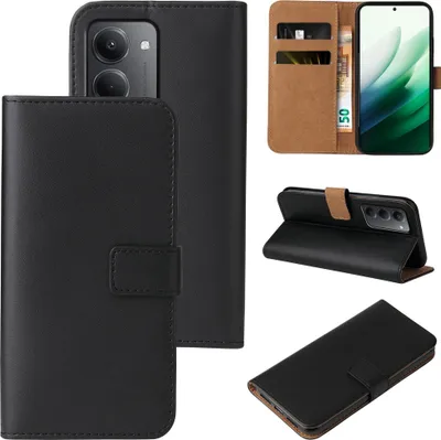Produktbild von Handyhülle für Xiaomi Redmi 15 / 15 5G Klapphülle Bookcase Flip Cover Hülle Handy Tasche Etui Farbe: Schwarz